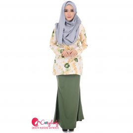 Floral Kurung – Green