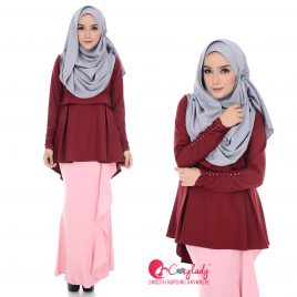 Baju kurung bukaan selak menyusu