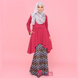 Lactationis Kurung – Pink
