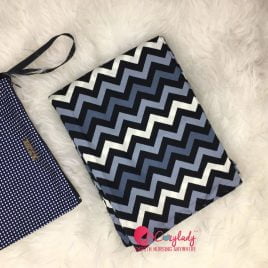 Nursing Cover – Grey Chevron