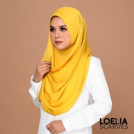 Basic Instant Shawl – Mustard