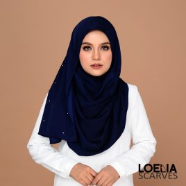 Swarozski Instant Shawl – Navy