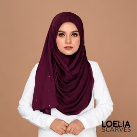 Swarozski Instant Shawl – Plum