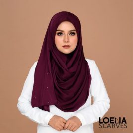 Swarozski Instant Shawl – Plum