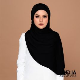 Basic Long Shawl – Black