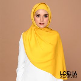 Basic Long Shawl – Mustard