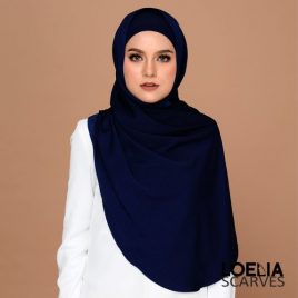 Basic Long Shawl – Navy
