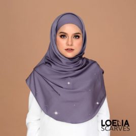 Swarozski Long Shawl – Iris