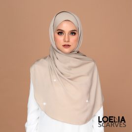 Swarozski Long Shawl – Oyster