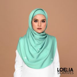 Swarozski Long Shawl – Sapphire