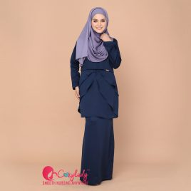Colostra Kurung – Navy