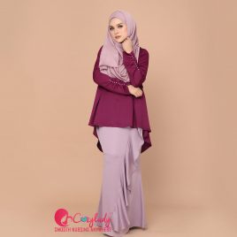 Diamante Kurung – Purple