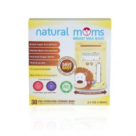 Natural Moms – 5 boxes – Yellow Breastmilk Bag 100ml