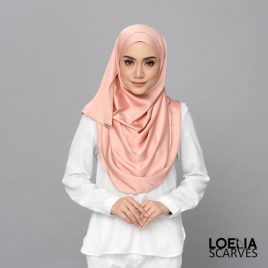 Aadya Satin Shawl – Peach