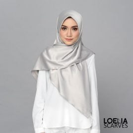 Basic Satin Square – Dusty Grey
