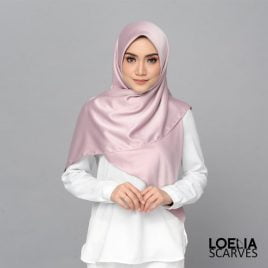 Basic Satin Square – Dusty Pink