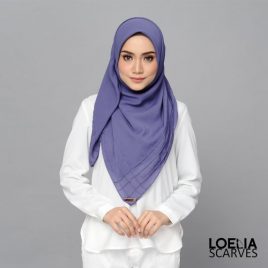Aria Square Scarf – Mauve Purple