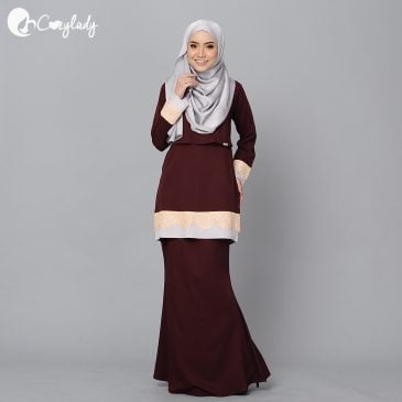 Lacey Kurung – Brown