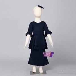 Kids Kurung – Navy