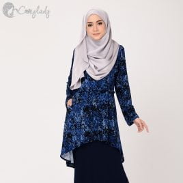 Fishtail Printed – Blue