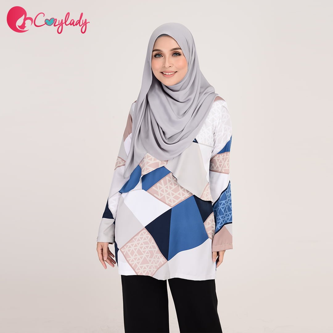 Nursing Tops Malaysia  Cute Printed Geometry Cozy Baby