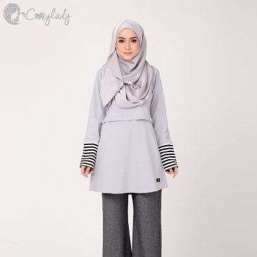 Stripe T – Grey