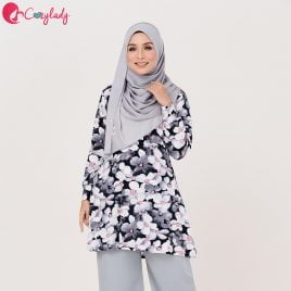 Peulolagtin Printed – Grey Floral