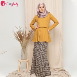 Batik Kurung – Mustard