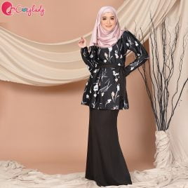 Fleur Kurung – Black
