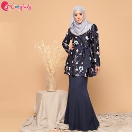 Fleur Kurung – Navy