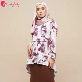 Fishtail Printed – Purple