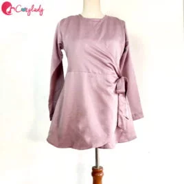 As-Is – Wrap Blouse Lilac (Size S)