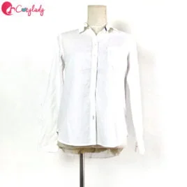 Preloved – Button-up Shirt White (Size S)
