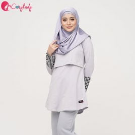 Houndstooth T – Grey