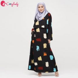 Kaftan – Black Brush